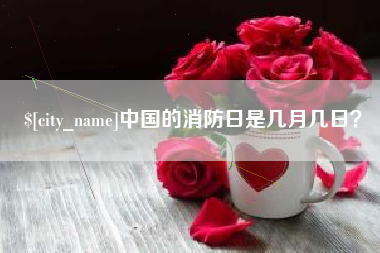 黑河中国的消防日是几月几日？