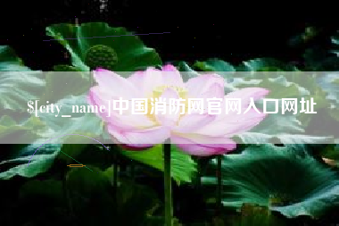 黑河中国消防网官网入口网址