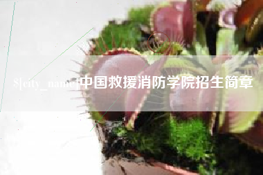 黑河中国救援消防学院招生简章