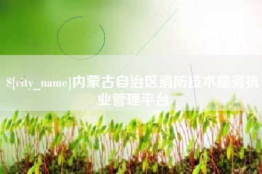 黑河内蒙古自治区消防技术服务执业管理平台