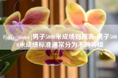 黑河男子5000米成绩对照表-男子5000米成绩标准通常分为不同等级
