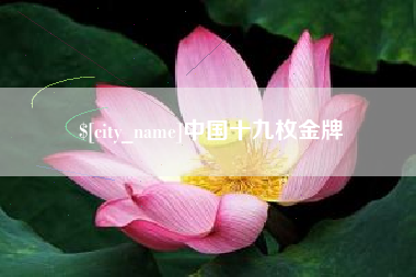黑河中国十九枚金牌