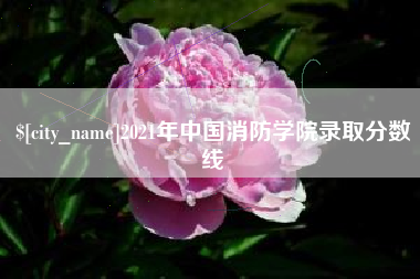 黑河2021年中国消防学院录取分数线