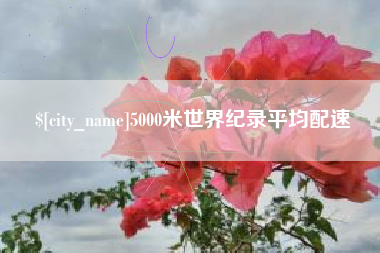 黑河5000米世界纪录平均配速