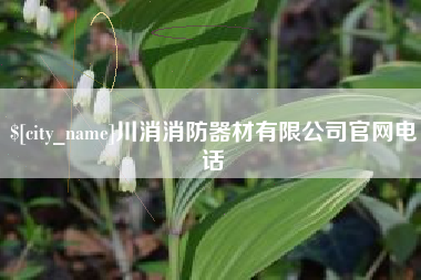 黑河川消消防器材有限公司官网电话