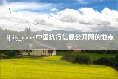 黑河中国执行信息公开网的地点