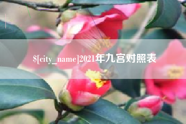 黑河2021年九宫对照表