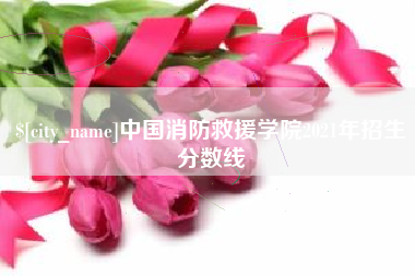 黑河中国消防救援学院2021年招生分数线