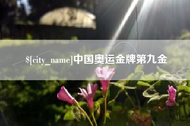 黑河中国奥运金牌第九金