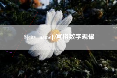 黑河9宫格数字规律
