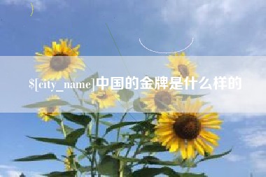 黑河中国的金牌是什么样的